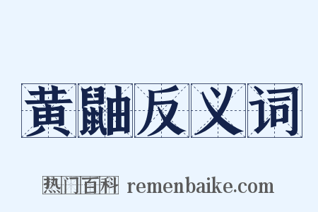 黄鼬反义词是什么意思的图片